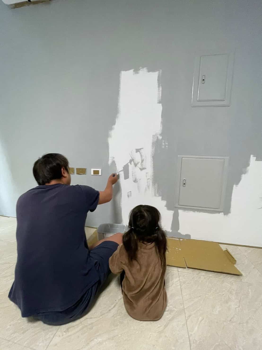 創作者分享 /  Hua 對居家改造改觀 與孩子一起刷油漆從中找到成就感