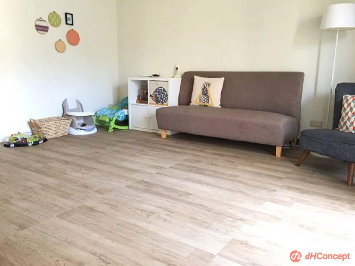 磨石子變木質調，老屋無粉塵大改造！