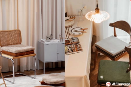 妝點空間並不難！不同材質、花色的椅墊就可以 展現不同風格