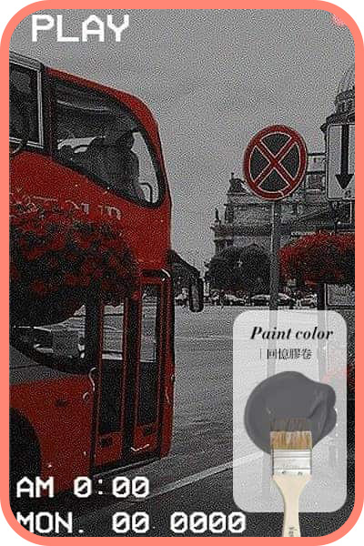 回憶膠卷封存回憶的深灰色