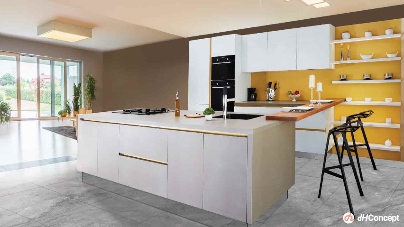 改變一成不變的櫥櫃色彩與小孩一起居家打造共廚空間！