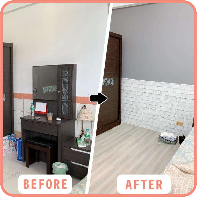 不想打掉牆面磁磚，可以貼歐ㄋㄧˋ壁紙嗎？