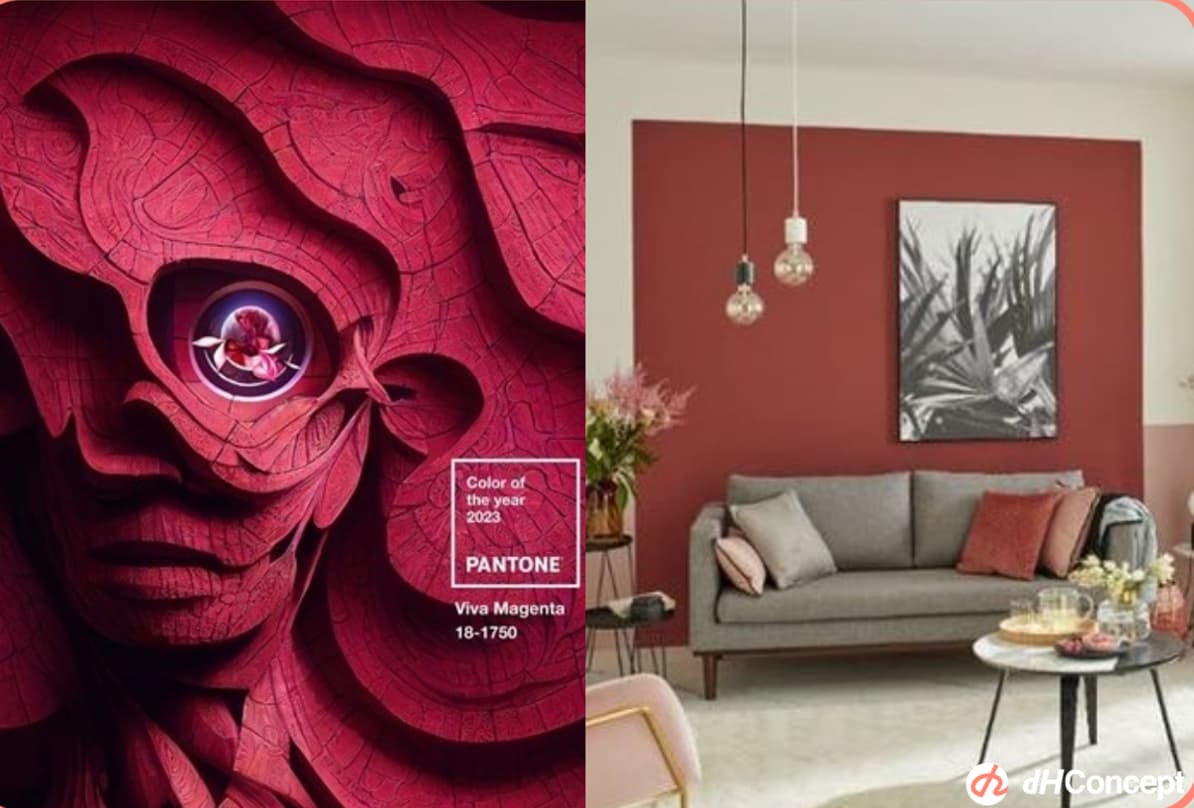 2023PANTONE代表色非凡洋紅，讓你的居家氛圍擁有振奮力量！