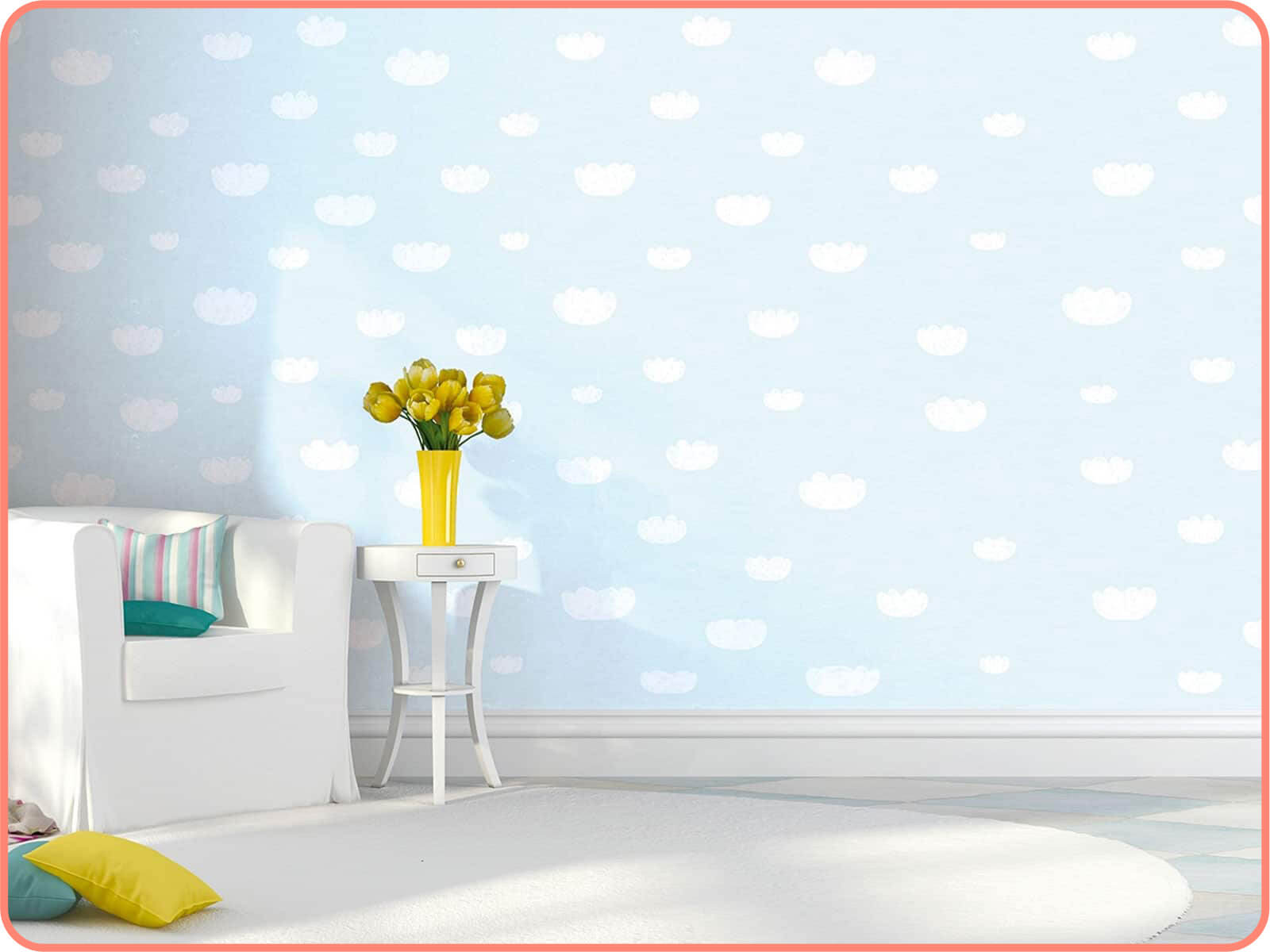 小晴天(大)｜歐ㄋ一ˋ壁紙(水貼)