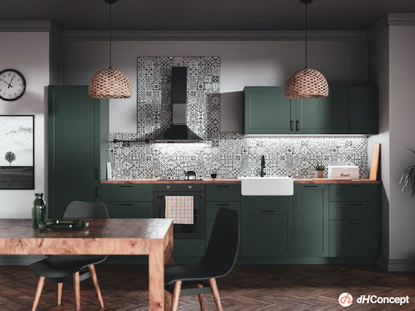 現代廚房設計，最常使用的 9 種配色技巧