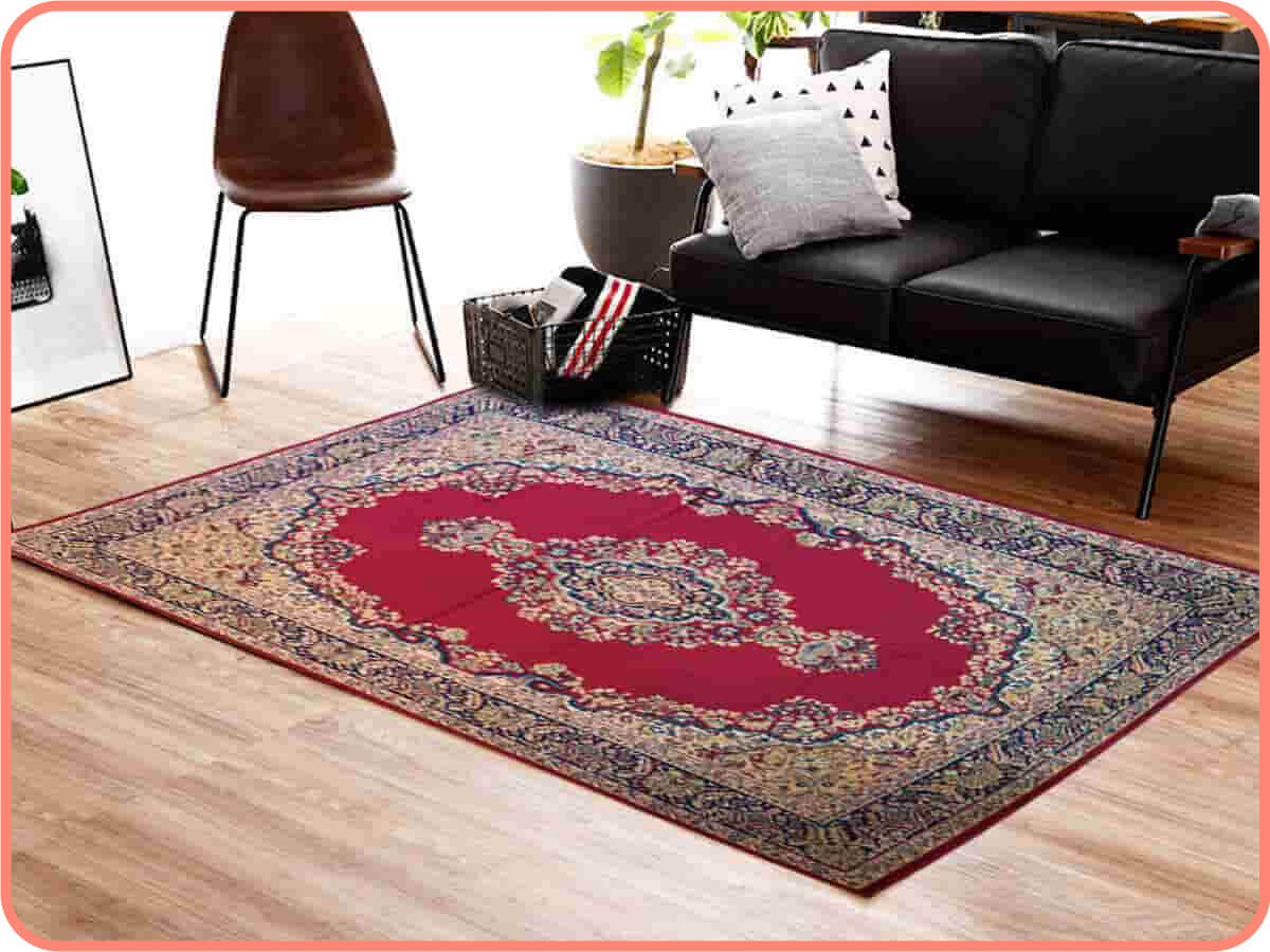 古典磚紅｜就愛賴著你，比利時編織地毯