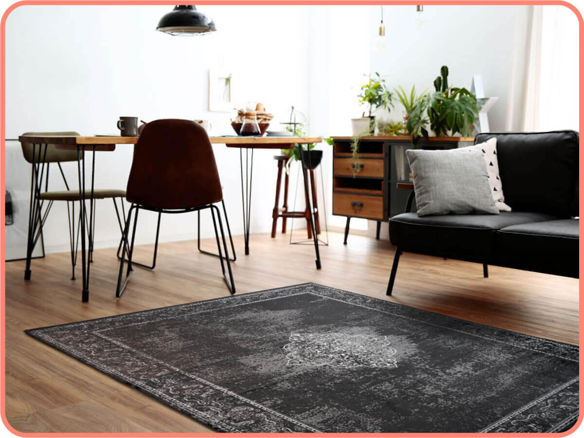 文藝岩灰｜就愛賴著你，比利時編織地毯