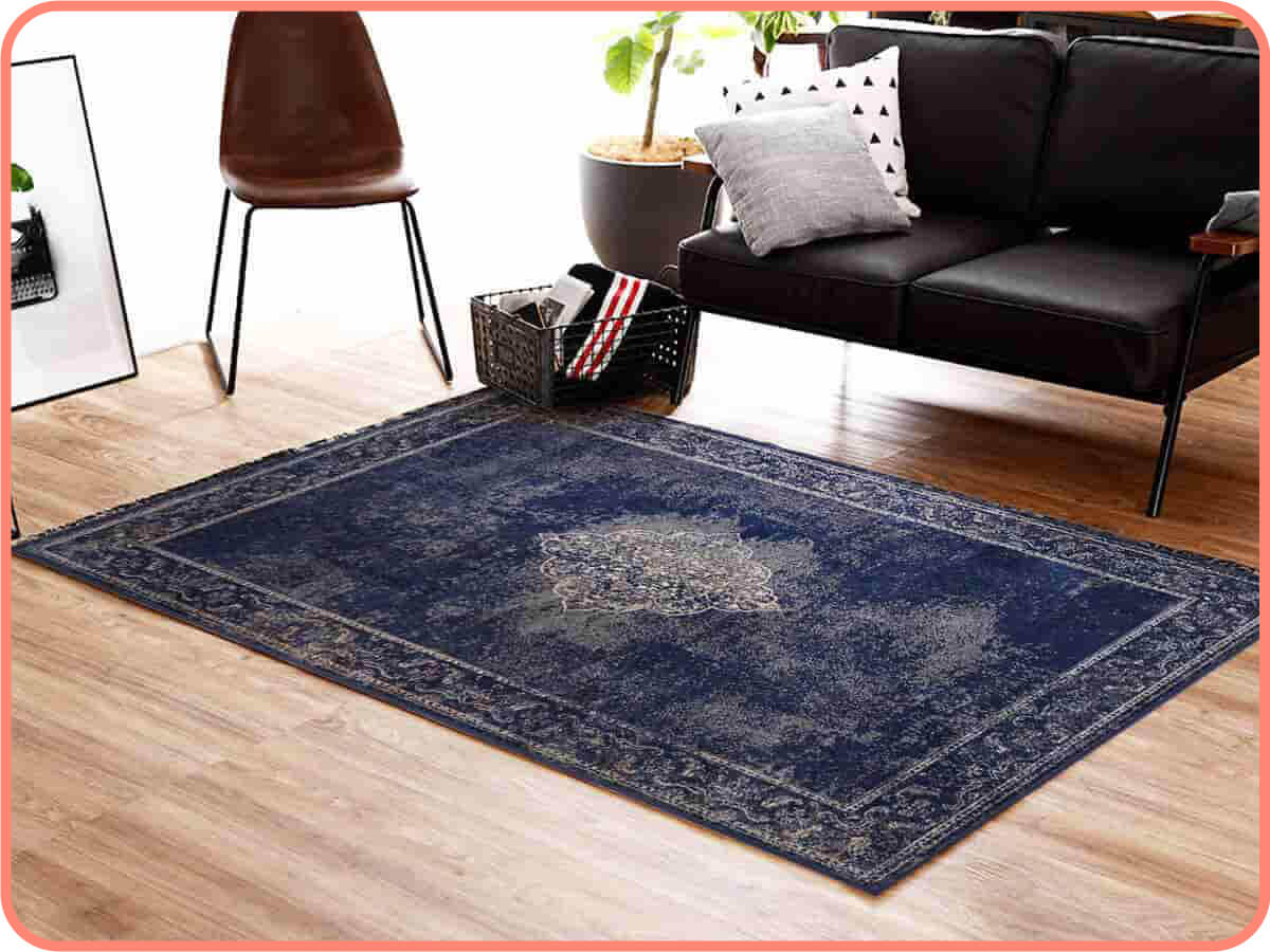 文藝礦藍｜就愛賴著你，比利時編織地毯