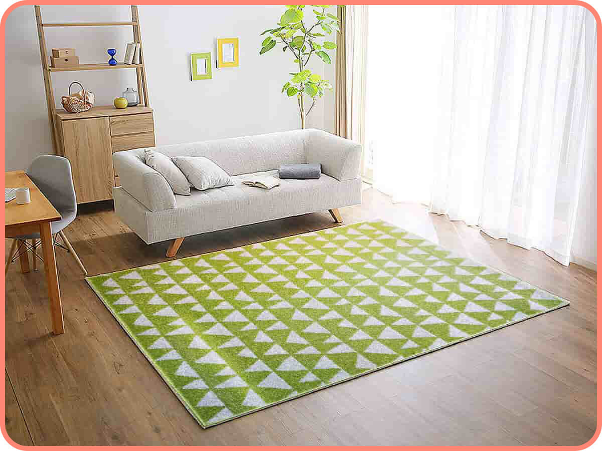 小山碧綠｜就愛賴著你，比利時編織地毯