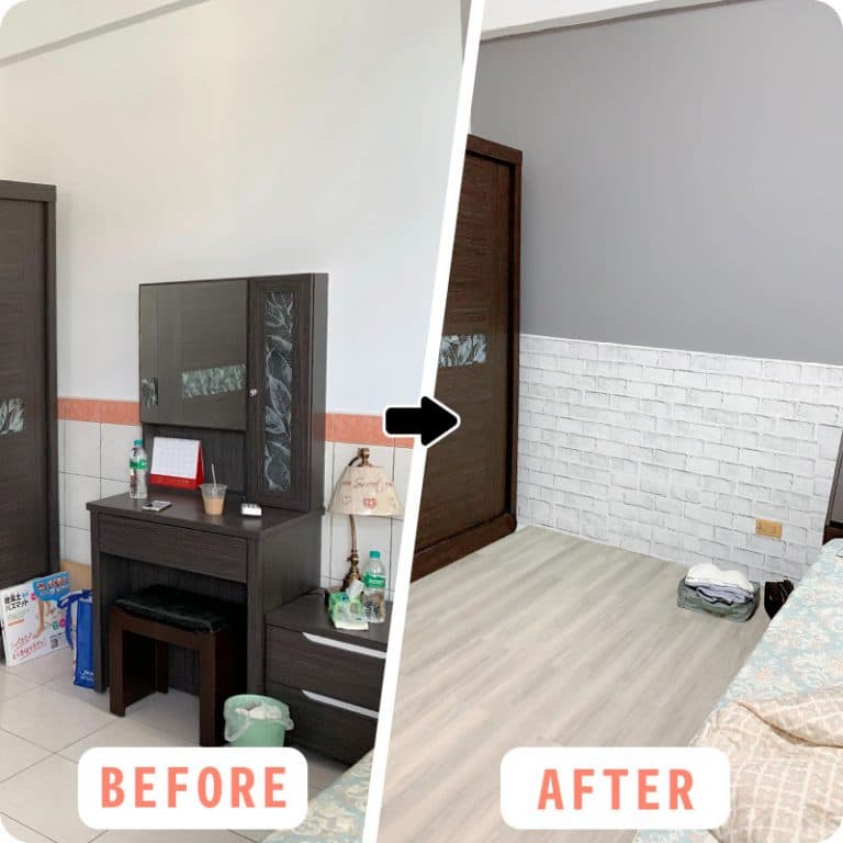 不想打掉牆面磁磚，可以貼歐ㄋㄧˋ壁紙嗎？