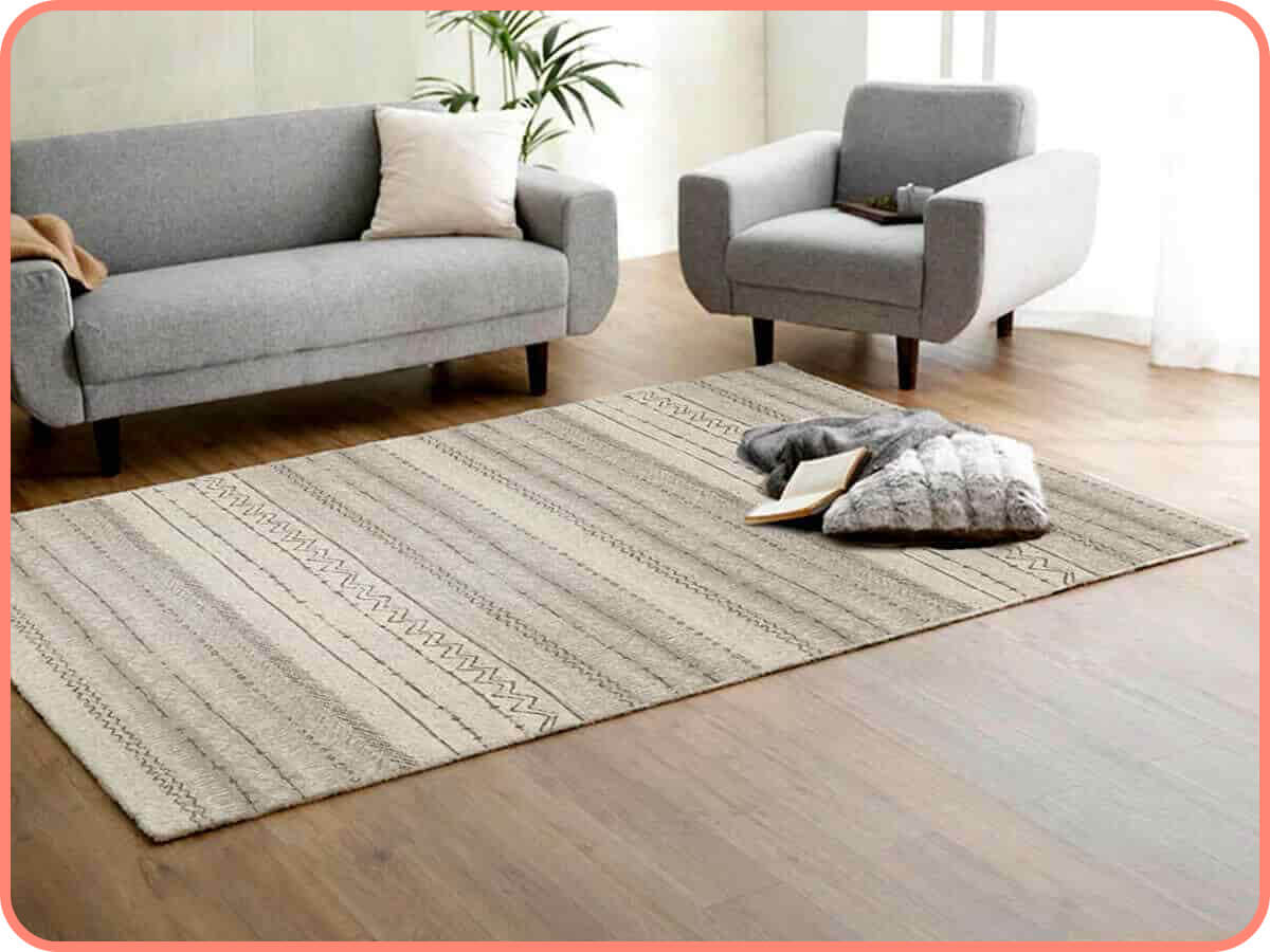 灰象圖騰｜就愛賴著你，比利時編織地毯