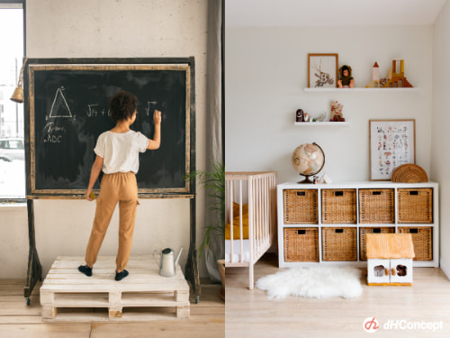 兒童房就和孩子一起佈置，生活美學從小培養