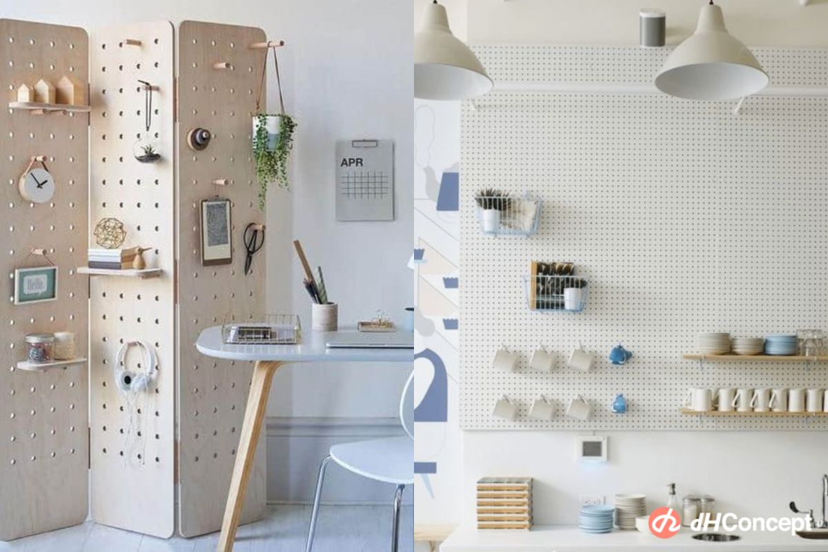 洞洞板的5種運用 誰說小空間不能兼具收納及生活美感