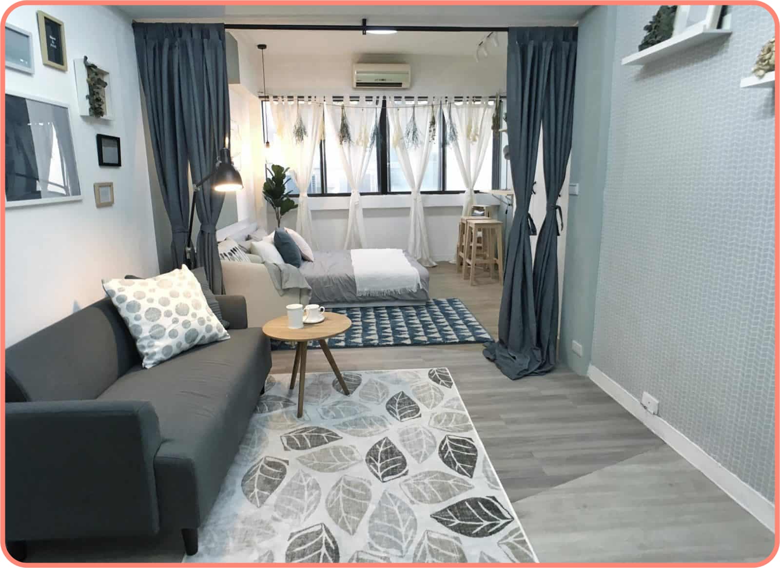 簡約北歐風套房的改造