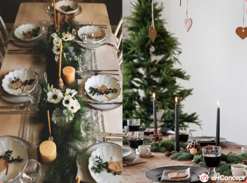 聖誕餐桌佈置簡單要素 擁有過節儀式感！