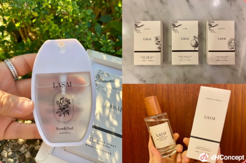 簡約包裝好攜帶LASAI香氛乾洗手噴霧