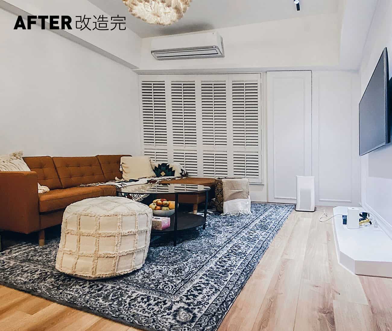 打造新古典風格｜終於完成夢想中溫暖的質感木地板