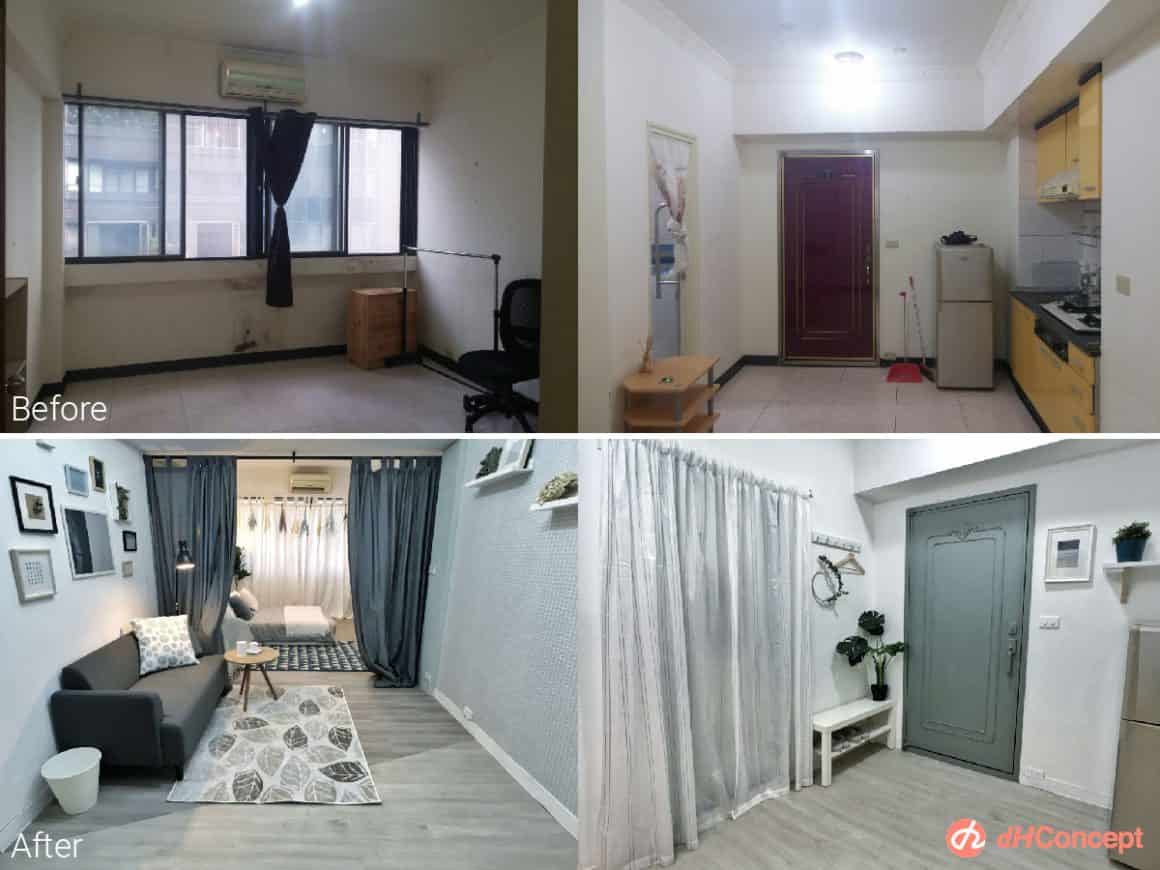 空間快速簡單又兼併質感的「 輕裝潢 」